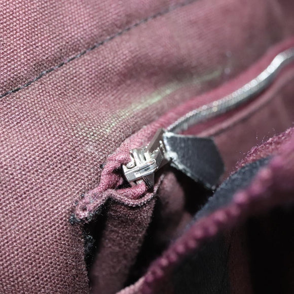 HERMES Fourre Tout MM Hand Bag Canvas Navy Auth ti3264