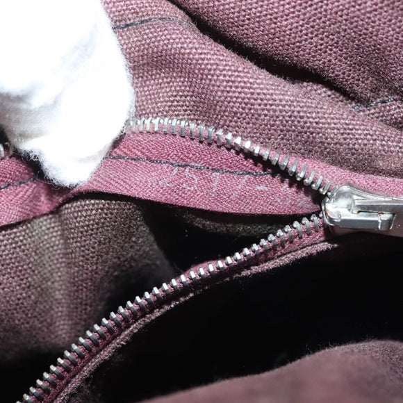 HERMES Fourre Tout MM Hand Bag Canvas Navy Auth ti3264