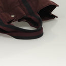 HERMES Fourre Tout MM Hand Bag Canvas Navy Auth ti3264-7