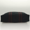 HERMES Fourre Tout MM Hand Bag Canvas Navy Auth ti3264-9