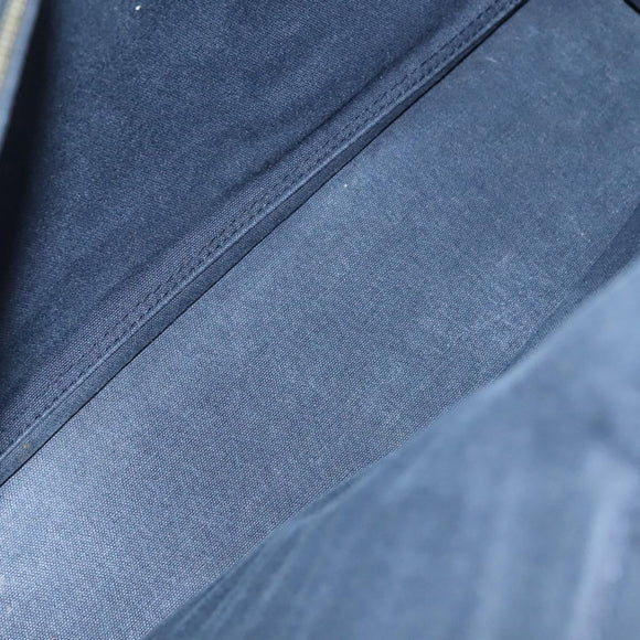 HERMES Fourre Tout MM Hand Bag Canvas Navy Auth ti3265