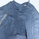 HERMES Fourre Tout MM Hand Bag Canvas Navy Auth ti3265-18