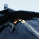 HERMES Fourre Tout MM Hand Bag Canvas Navy Auth ti3265-20