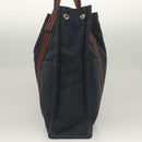 HERMES Fourre Tout MM Hand Bag Canvas Navy Auth ti3265-3