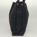 HERMES Fourre Tout MM Hand Bag Canvas Navy Auth ti3265-4