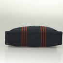 HERMES Fourre Tout MM Hand Bag Canvas Navy Auth ti3265-5
