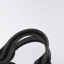 HERMES Fourre Tout PM Hand Bag Canvas Black Gray Silver Auth ti3266-8