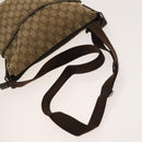 GUCCI GG Canvas Shoulder Bag 3Set Beige Navy Brown Auth ti3267-13