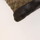 GUCCI GG Canvas Shoulder Bag 3Set Beige Navy Brown Auth ti3267-16