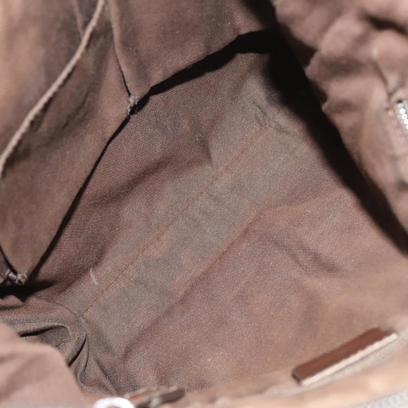 GUCCI GG Canvas Shoulder Bag 3Set Beige Navy Brown Auth ti3267