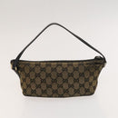 GUCCI GG Canvas Shoulder Bag 3Set Beige Navy Brown Auth ti3267-19