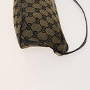 GUCCI GG Canvas Shoulder Bag 3Set Beige Navy Brown Auth ti3267-20