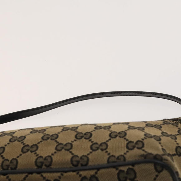 GUCCI GG Canvas Shoulder Bag 3Set Beige Navy Brown Auth ti3267