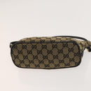 GUCCI GG Canvas Shoulder Bag 3Set Beige Navy Brown Auth ti3267-23