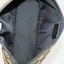 GUCCI GG Canvas Shoulder Bag 3Set Beige Navy Brown Auth ti3267-25