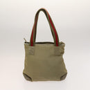 GUCCI GG Canvas Shoulder Bag 3Set Beige Navy Brown Auth ti3267-3
