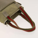 GUCCI GG Canvas Shoulder Bag 3Set Beige Navy Brown Auth ti3267-5