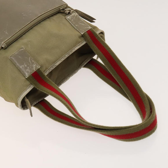 GUCCI GG Canvas Shoulder Bag 3Set Beige Navy Brown Auth ti3267