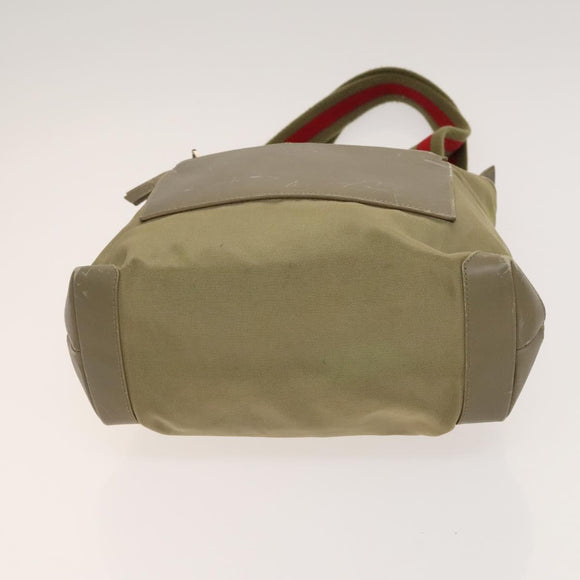 GUCCI GG Canvas Shoulder Bag 3Set Beige Navy Brown Auth ti3267