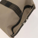 BALLY Fendi Hand Bag PVC Enamel 3Set Black Brown Auth ti3268-13