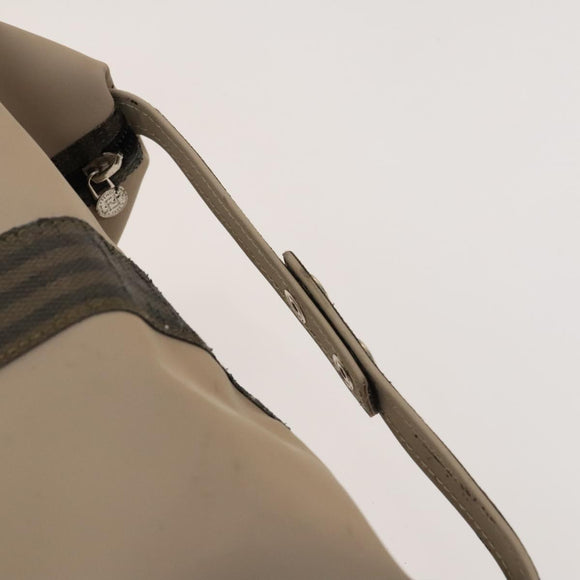 BALLY Fendi Hand Bag PVC Enamel 3Set Black Brown Auth ti3268