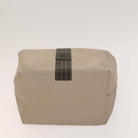 BALLY Fendi Hand Bag PVC Enamel 3Set Black Brown Auth ti3268