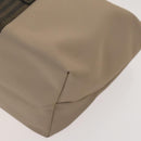 BALLY Fendi Hand Bag PVC Enamel 3Set Black Brown Auth ti3268-16