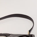BALLY Fendi Hand Bag PVC Enamel 3Set Black Brown Auth ti3268-22
