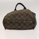 BALLY Fendi Hand Bag PVC Enamel 3Set Black Brown Auth ti3268-7