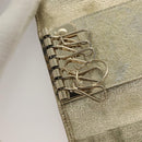 GUCCI GG Canvas Wallet Leather 4Set Black Beige gold Auth ti3271-17