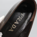 PRADA Shoes Patent leather Brown Auth ti3272-10