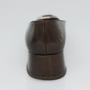 PRADA Shoes Patent leather Brown Auth ti3272-14