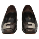 PRADA Shoes Patent leather Brown Auth ti3272-2