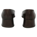 PRADA Shoes Patent leather Brown Auth ti3272-3