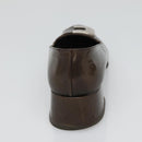 PRADA Shoes Patent leather Brown Auth ti3272-7