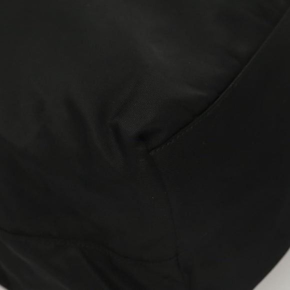 PRADA Hand Bag Nylon Black Silver Auth ti3274