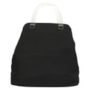 PRADA Hand Bag Nylon Black Silver Auth ti3274-13