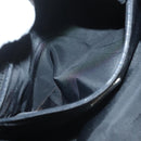PRADA Hand Bag Nylon Black Silver Auth ti3274-11