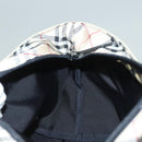 BURBERRY Blue Label Hand Bag Nylon Beige Silver Auth ti3277-17