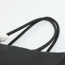 PRADA Tote Bag Nylon Black Silver Auth ti3279-8