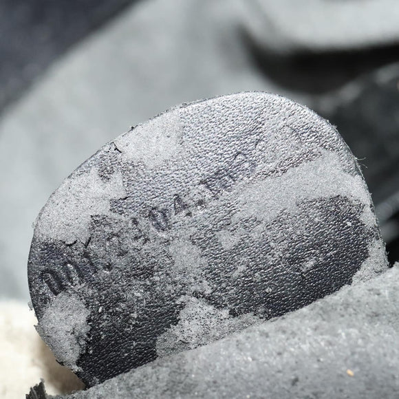 GUCCI Bamboo Shoulder Bag Suede 2way Black Gold 001 2404 16380 Auth ti3280