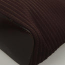 GUCCI Bamboo Hand Bag Nylon 2way Brown Silver 000 1998 0540 Auth ti3282-14