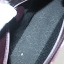 GUCCI Bamboo Hand Bag Nylon 2way Brown Silver 000 1998 0540 Auth ti3282-11