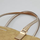 GUCCI GG Canvas Hand Bag Gold Tone 002 1115 Auth ti3284-8