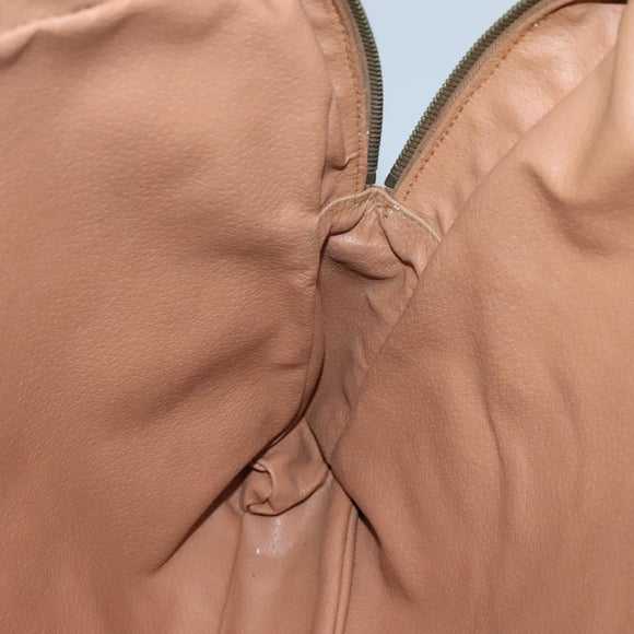 CELINE Macadam Canvas Business Bag PVC Leather Brown Gold Auth ti3286