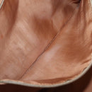 CELINE Macadam Canvas Business Bag PVC Leather Brown Gold Auth ti3286-11