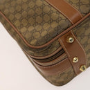GUCCI GG Supreme Trunk PVC Beige Gold 010 39 0520 50 Auth ti3287-16