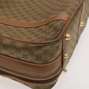 GUCCI GG Supreme Trunk PVC Beige Gold 010 39 0520 50 Auth ti3287-18