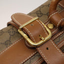 GUCCI GG Supreme Trunk PVC Beige Gold 010 39 0520 50 Auth ti3287-19