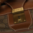 GUCCI GG Supreme Trunk PVC Beige Gold 010 39 0520 50 Auth ti3287-20